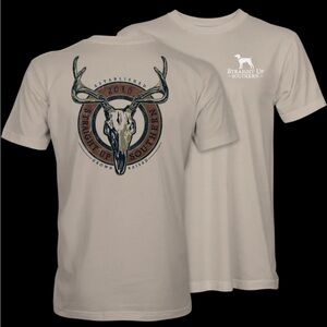 Deer Skull Straight Up Southern Tshirt Men’s Large
